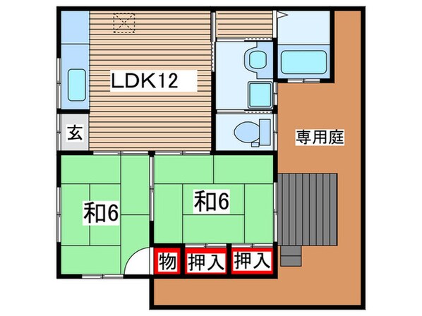 ハイツ篠の物件間取画像